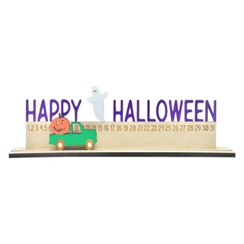 Strašidelné Lebky Časovač, Kalendár Obrázok Pridať Dotyk Hrôzy a Vzrušenie na Oslavu Halloweenu Tabuľka Vrchol 40JA