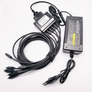 PS6001 6-Spôsob Nabíjací Kábel Adaptéra Swithching Power Charge Pre HYT Hytera BD350 BD300 TD350 TD360 obojsmerné Rádiové Nabíjania