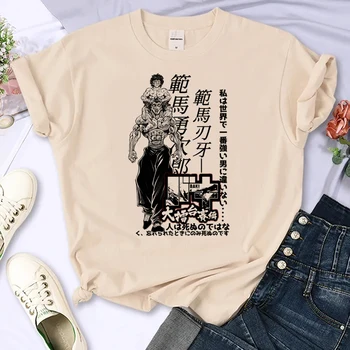 Baki Hanma tričko ženy streetwear vtipné tričko žena 2000s oblečenie