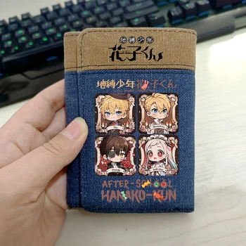 Anime Wc Viazaný Hanako Kun Yugi Amane Kreditnej Karty Vak Mini Kabelku Bežné Peňaženky