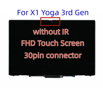Vhodné Pre Lenovo Thinkpad X1 Jogy 3. Gen Dotykový Displej FHD 1920x1080 30Pin 01YT242 01YT243 01AY922 01AY923 Montáž LCD Displej