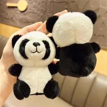 Roztomilé Plyšové Panda Mýval Bábika Keychain Prívesok na Taška Satchel Vtipné Darčeky Krúžok Panda Visí Figúrka Batohu Dekorácie