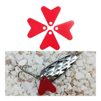 S/M/L 10/30/60pcs plastové fishtail Červené srdce plátok Figuríny návnadu lesk Luya montáž príslušenstva pokušenie
