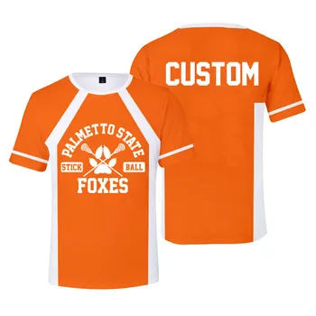Nový Foxhole Súd Palmetto Štátu Líšky Lakros Jersey Cosplay WILD MINYARD 3D T-shirt Muži/Ženy Tees Oblečenie XXS-6XL