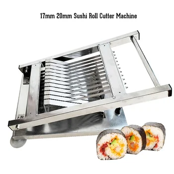 Obchodné Sushi Roll Slicer Rezací Stroj 17 mm 20 mm Manuálne Japonsko Ryža Sushi Roll Fréza Krájanie Nástroj