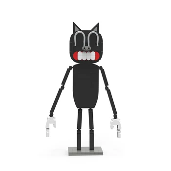 MOC Mechanické Horor Hru spoločnosť Monster Teroristické Tvor Stavebné Bloky Nastaviť Brickheadz Čierna Robota Tehly Hračky Pre Deti, Darčeky