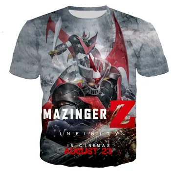 2023 Nový Japonský Mazinger Z T Shirt Muži Ženy Letné Módy Bežné Anime T-shirt Harajuku Streetwear Topy Tees Dropshipping
