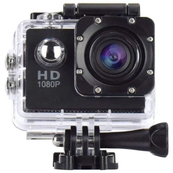 VZNIK-Činnosť Kamera 1080P 12MPX Športové Kamery, Full HD 2.0 Palcový Action Cam 30 M/98Ft Podvodné Nepremokavé Šnorchel Surfovať
