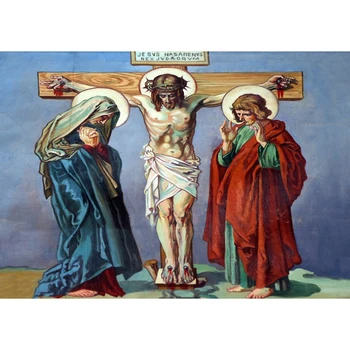 5D DIY Náboženstvo Ježiš Bol Pribitý Na Kríž Diamond Maľby Plné Námestie Vŕtať Výšivky Diamond Mozaiky Náboženstvo, Umenie Plagátu