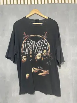 Vintage Slayer 90. rokoch rocková kapela t tričko, Slayer, bavlna kapela unisex tričko W00586