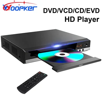 Woopker DVD Prehrávač B29 HD 1080P CD/ EVD/ VCD Prehrávač TELEVÍZOR CD-Diskov, AV a HD Výstup s Mikrofónom Port