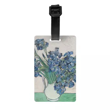 Vincent Van Gogh Irises Batožiny Tag Vlastné Umelecké Maľovanie na Batožinu Značky ochrany Osobných údajov krycí Názov ID Karty
