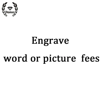 Engrave slove alebo obrázku poplatky