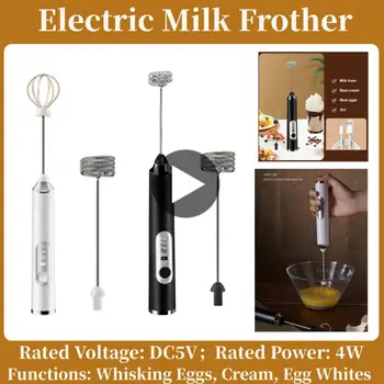 Prenosné Dobíjacie Elektrické Mlieko Frother Pena Maker Ručné Foamer Vysokých Rýchlostiach Piť Mixér Napenenie Kávy Prútik metla