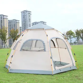 2023 Nové Outdoor Camping Stan Pohodlné Full-automatické Nepremokavé a opaľovací Krém Rýchly-otvorenie Stanu 3 Až 6 Ľudí, Camping Stan