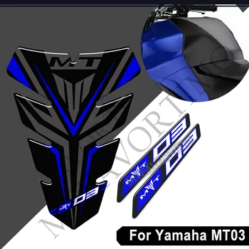 Pre Yamaha MT03 MT-03 MT 03 Príslušenstva Motocykel Tank Pad Nálepky, Nálepky Strane Rukoväte Plyn, Vykurovací Olej Auta Koleno Ochrane proti Poškriabaniu