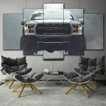 Nie Zarámované 5 ks Darčeky Ford Raptor Auto Wall Art Plátno Plagáty, Obrázky, Obrazy Domova pre Obývacej Izby, Spálne Dekorácie