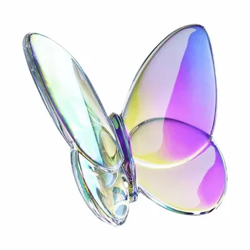 Luxusné Crystal Motýľ Ozdoby Nordic Farebné Glazúry Motýľ Dekorácie Živě Svetlé Farby Domov Záhrada Umenia, Remesiel Dekor