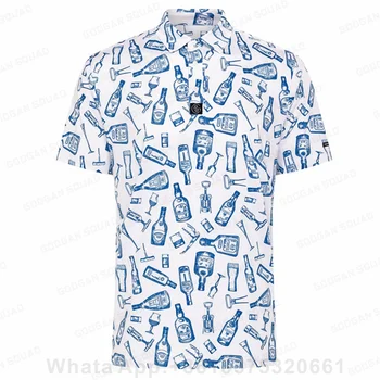 Dieťa Polo Tričko v Lete Golf Košele Príležitostné Tlače T-Shirt Klope gombíky Krátky Rukáv Rýchle sušenie Mtb Preteky Jersey a Golfové Tričko