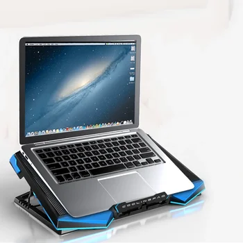 Prenosný Chladič CPU Chladič Pre Macbook Xiao HP PC Gamer Prenosný Notebook Chladiaca Podložka S Piatimi Fanúšikov Chladnejšie Herný Notebook Stojan