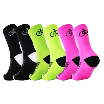 Vysoko Kvalitné Profesionálne Cyklistické Ponožky Muži Ženy Cestné Cyklistické Ponožky Outdoor Pretekársky Bicykel, Jazda Na Bicykli Kompresné Ponožky