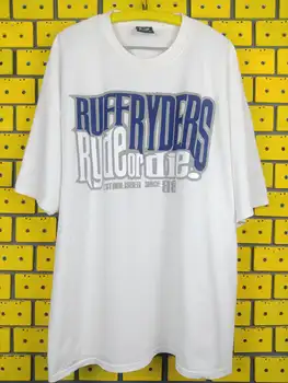 Vintage 00s pobrežník bojovný Ryders T-shirt Ride or Die DMX Predvečer Jadakiss